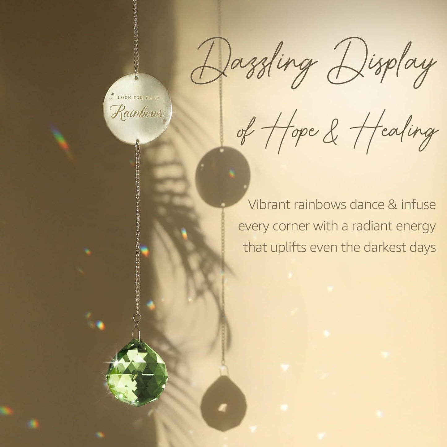 Pet Memorial Crystal Sun Catcher with Gift Box
