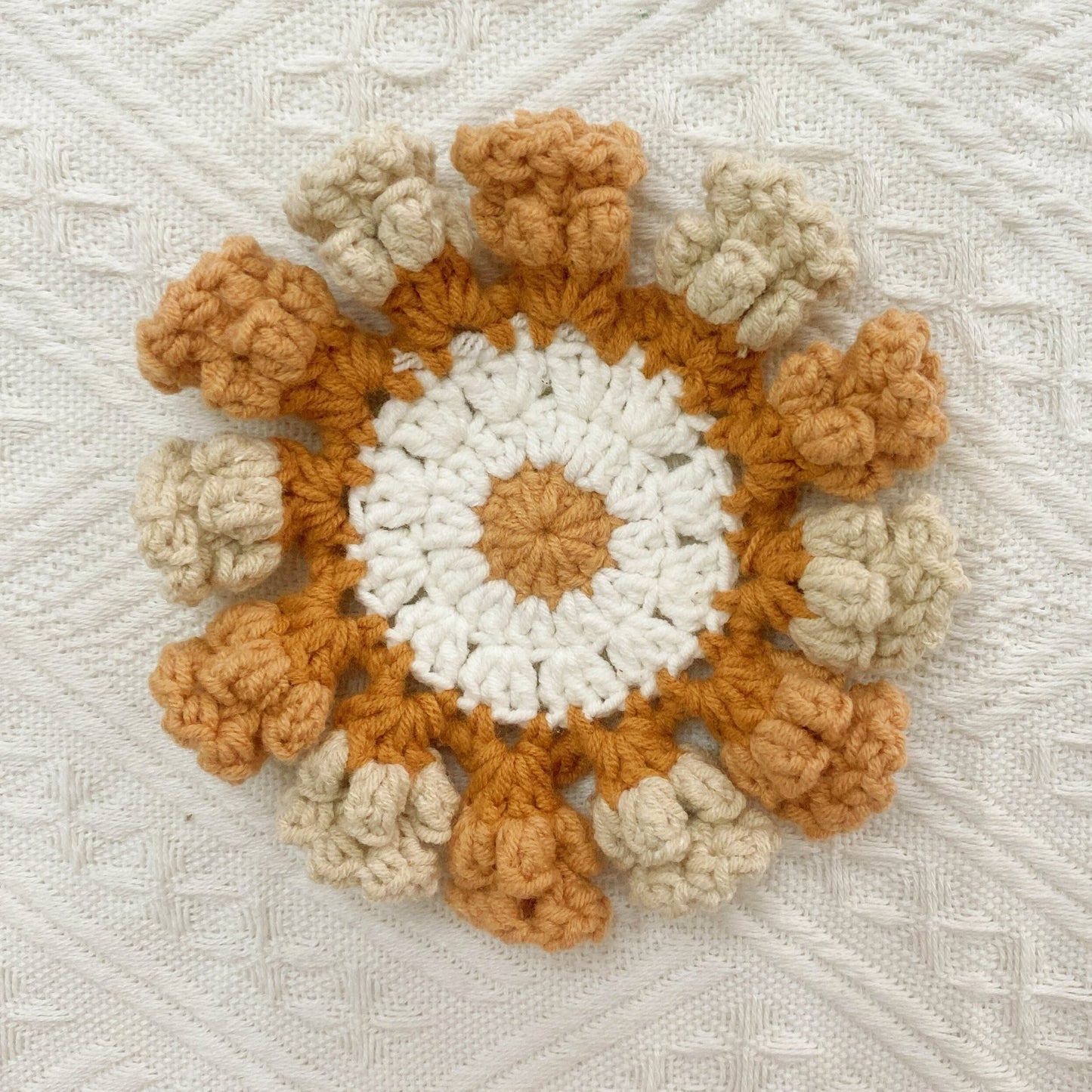 Lily of the Valley Crochet Coaster
