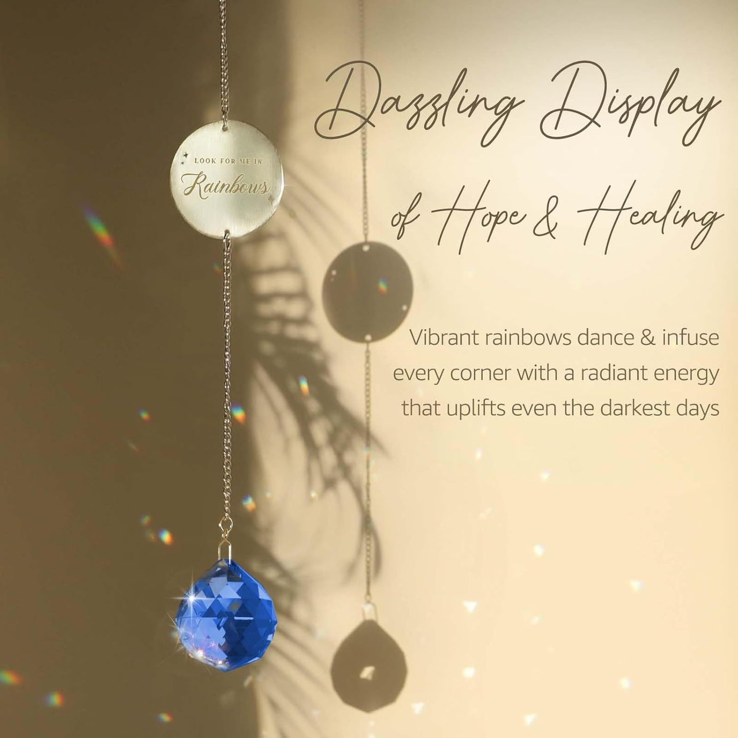 Pet Memorial Crystal Sun Catcher with Gift Box