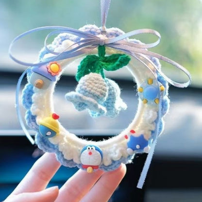 Lily of the Valley Car Hanging Car Decoration Crochet Pendant