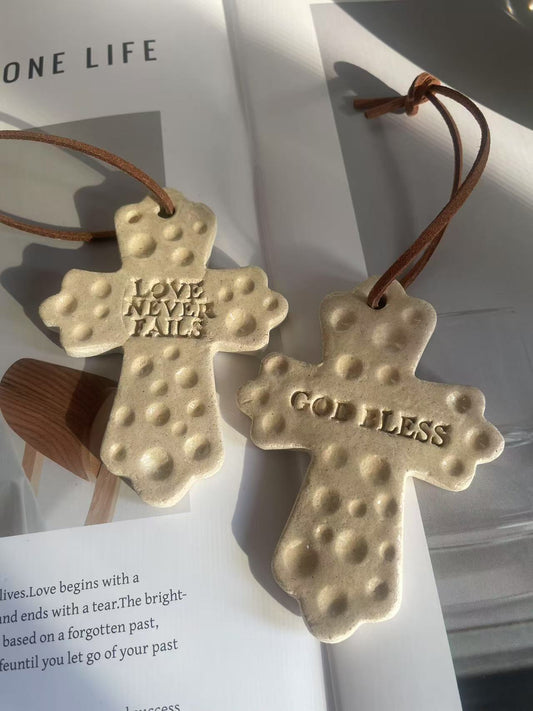 Handmade Cross Ornament