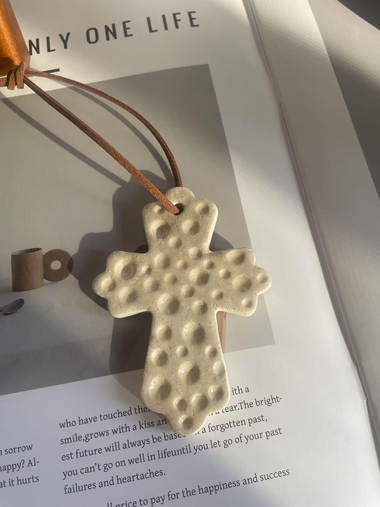 Handmade Cross Ornament