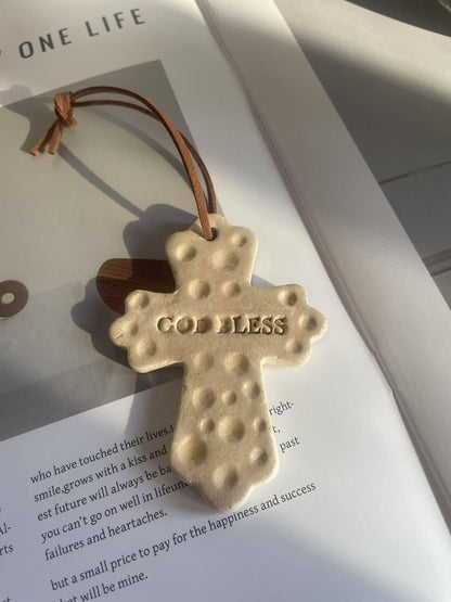 Handmade Cross Ornament