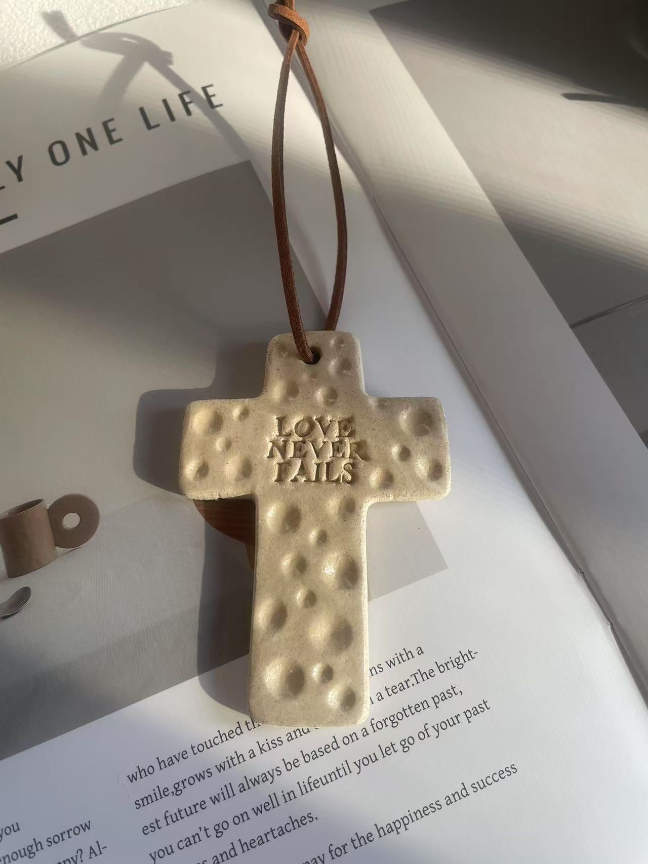 Handmade Cross Ornament