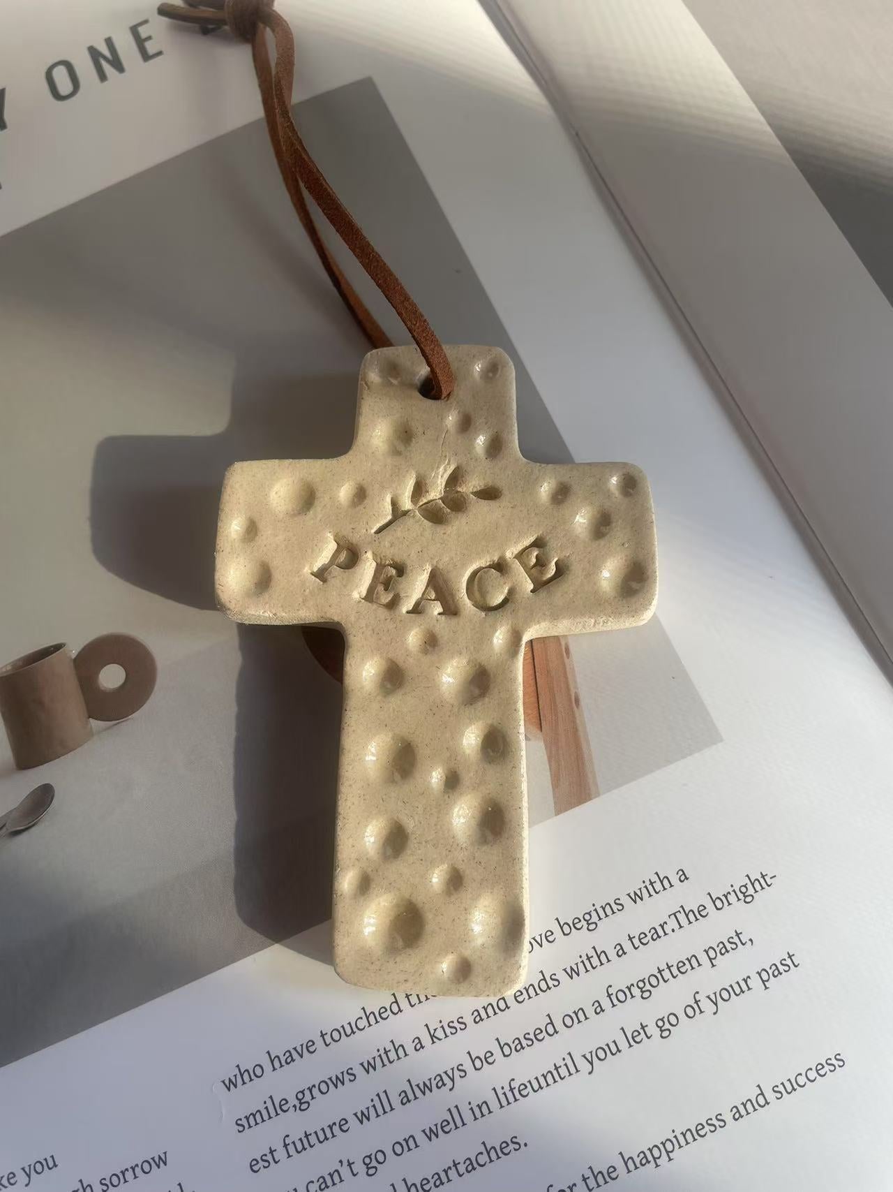 Handmade Cross Ornament