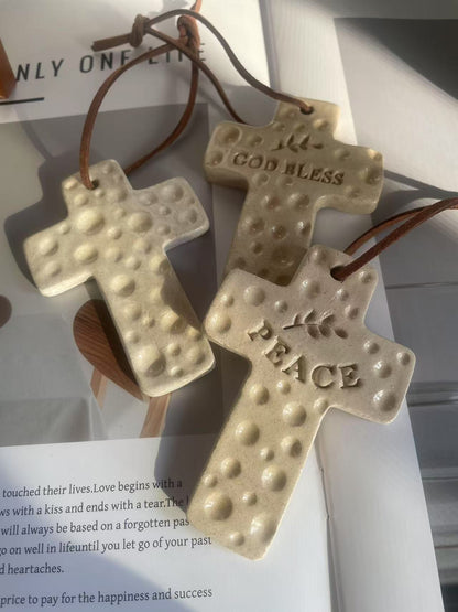 Handmade Cross Ornament