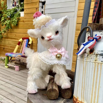 Adorable Handmade Lamb Doll Artist Doll