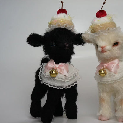 Adorable Handmade Lamb Doll Artist Doll