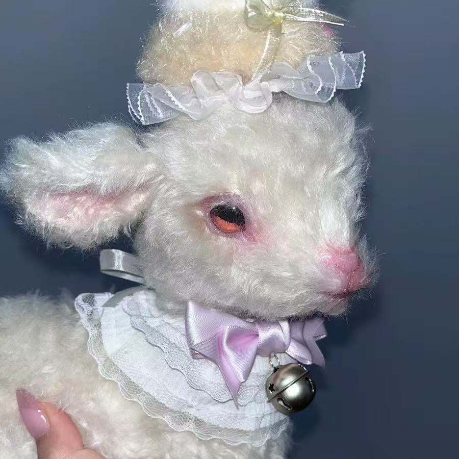 Adorable Handmade Lamb Doll Artist Doll