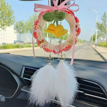 Lily of the Valley Car Hanging Car Decoration Crochet Pendant