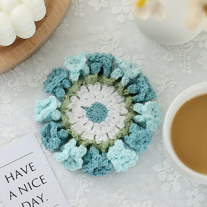 Lily of the Valley Crochet Coaster