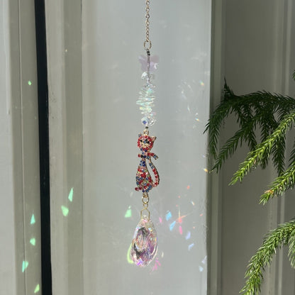 Colored Diamond Sun Catcher Wind Chime