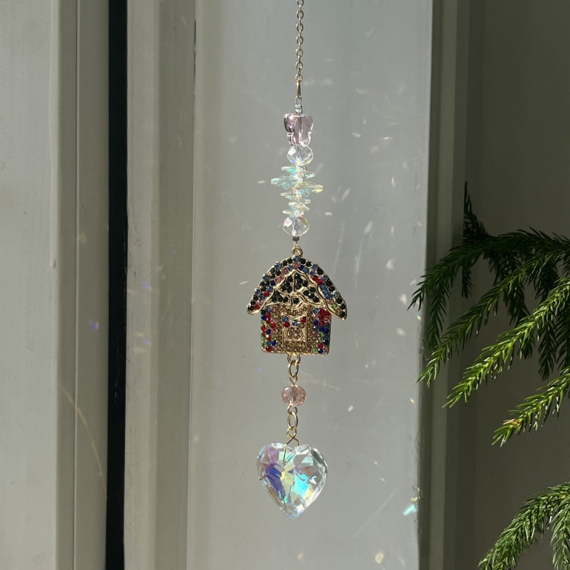 Colored Diamond Sun Catcher Wind Chime
