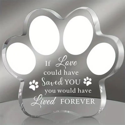 Pet Memorial Acrylic Desktop Ornaments