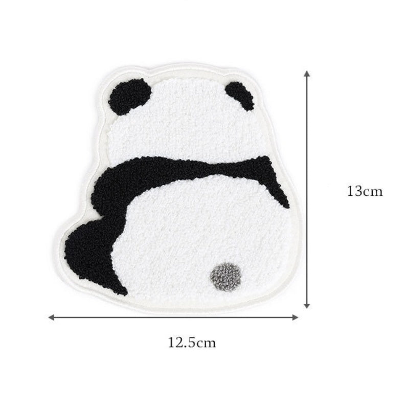 Cute Panda Coaster Placemats Towel Embroidery Craft