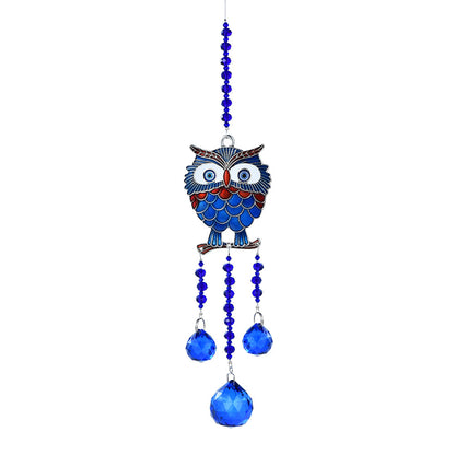 Evil Eye Crystal Sun Catcher Garden Decorations Wind Chime