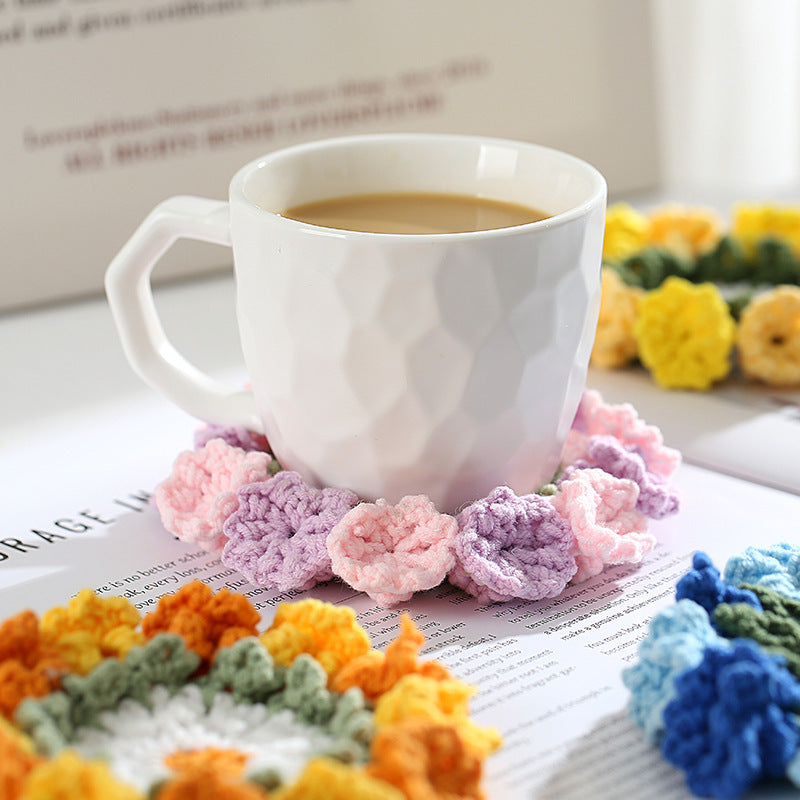 Lily of the Valley Crochet Coaster