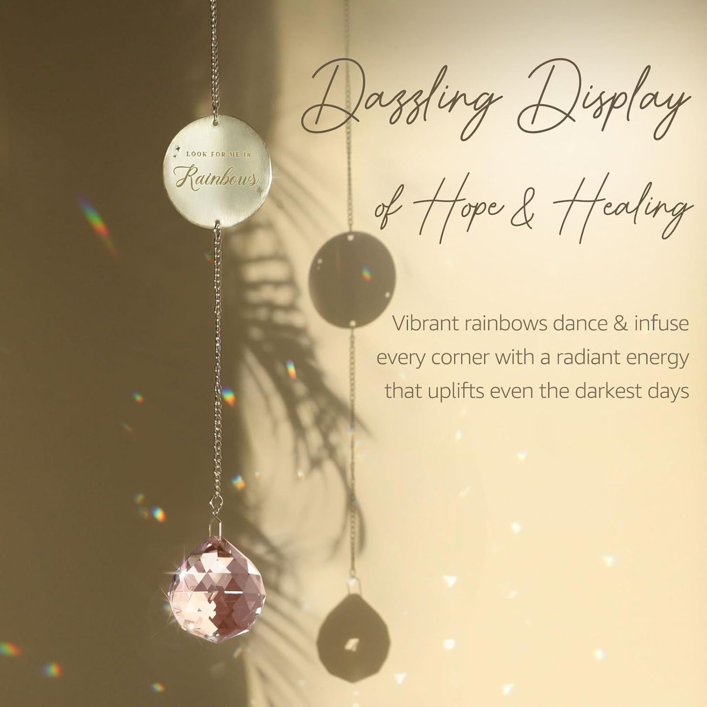 Pet Memorial Crystal Sun Catcher with Gift Box