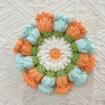 Lily of the Valley Crochet Coaster